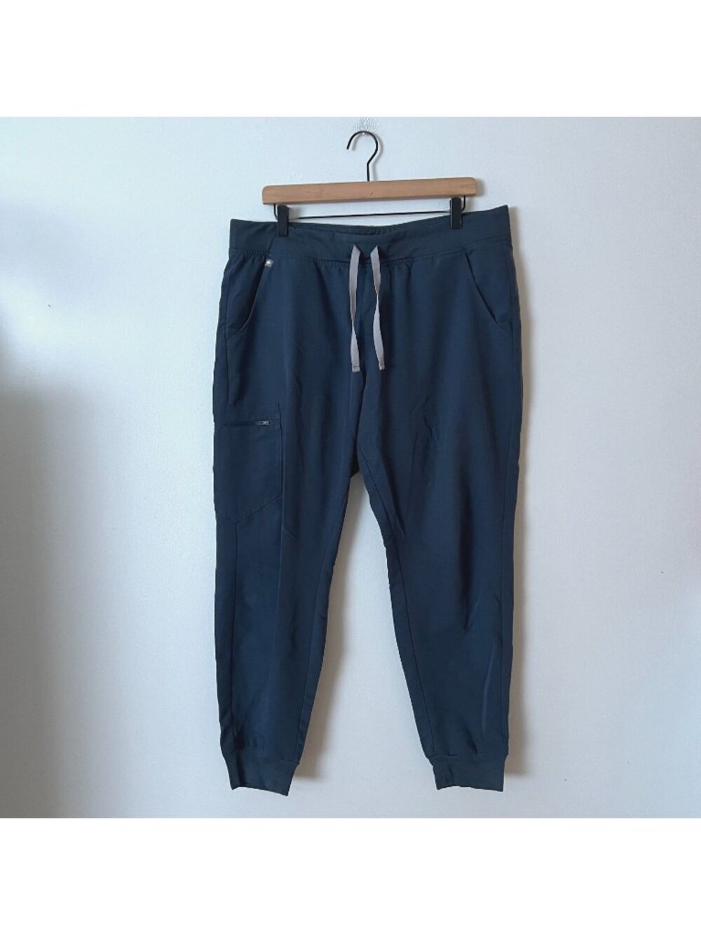 Figs Zamora Jogger Scrub Pants Dark Teal Blue Women's Size XL